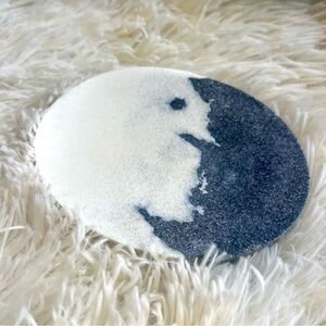 *2 for $20* Yin Yang Black and White Marble Soap Dish Holder